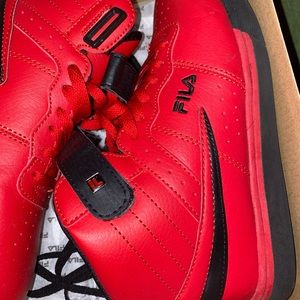 Red Fila Sneakers
